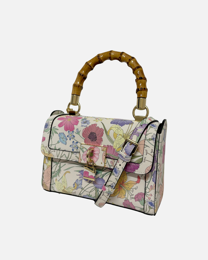 Luxe Camellia Crossbody Bag