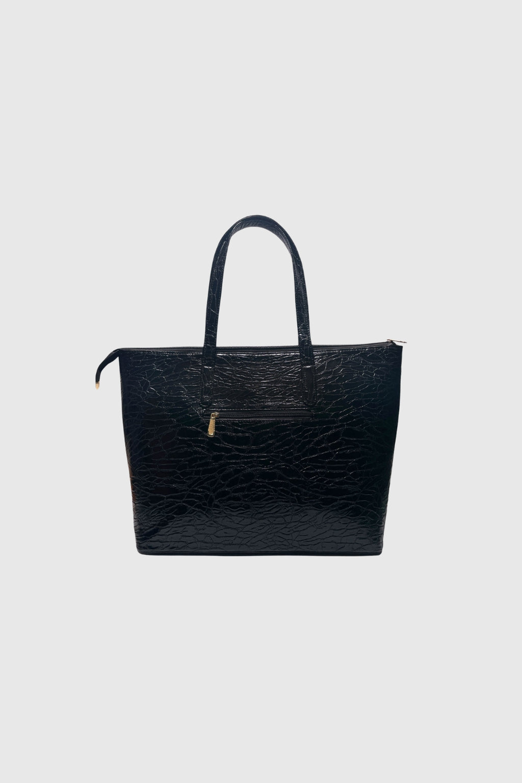 Black Classic Solid Tote Bag