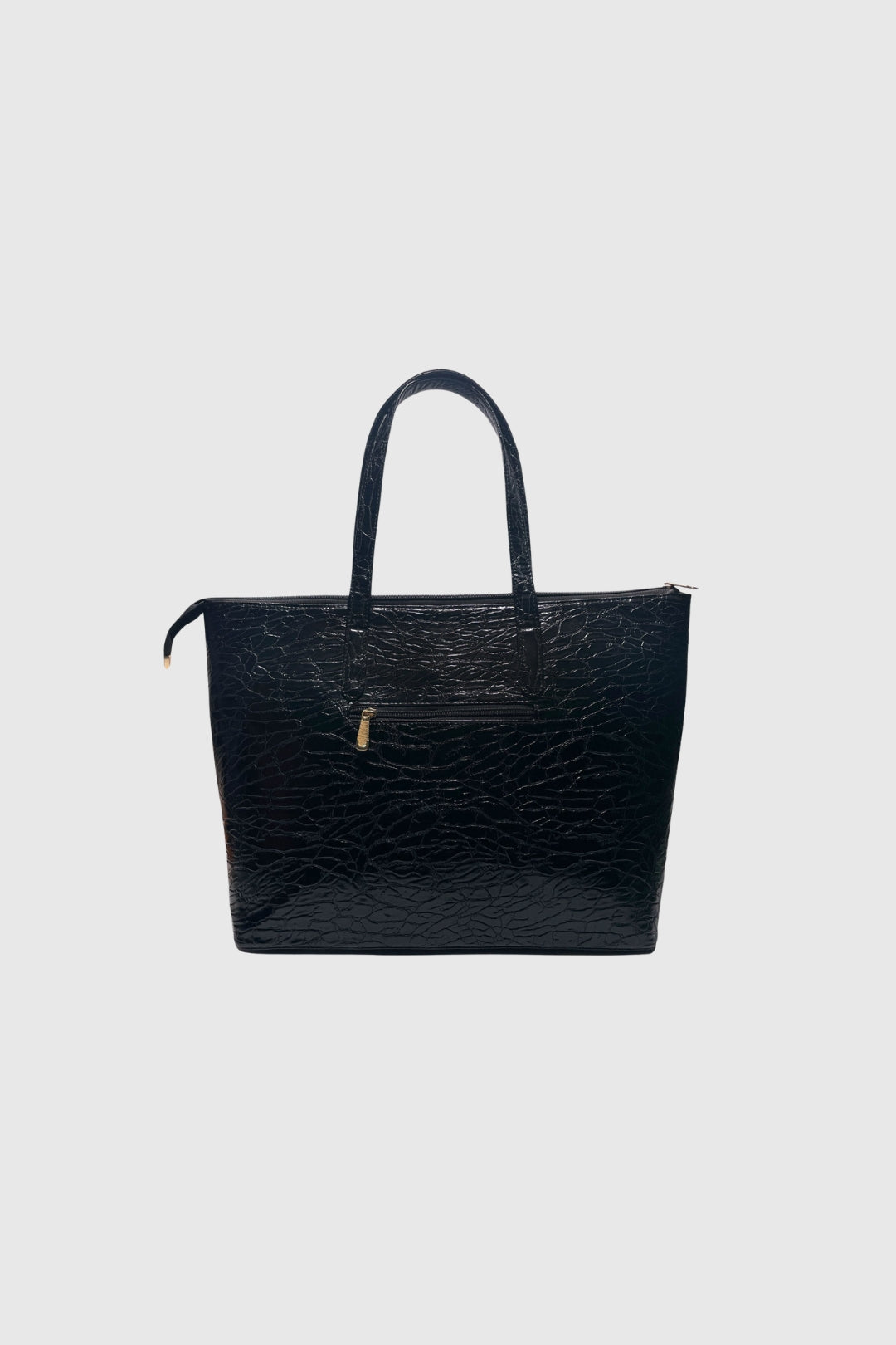 Black Classic Solid Tote Bag