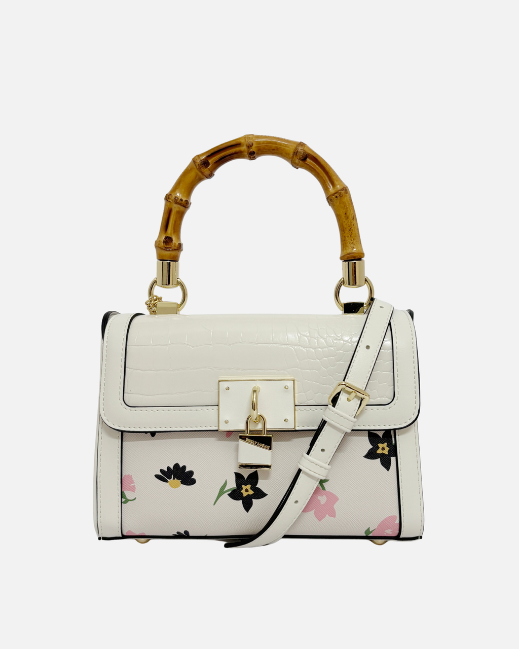 Luxe Camellia Crossbody Bag