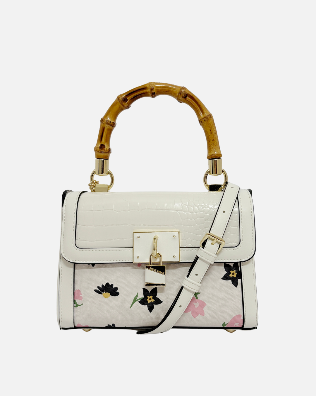 Luxe Camellia Crossbody Bag