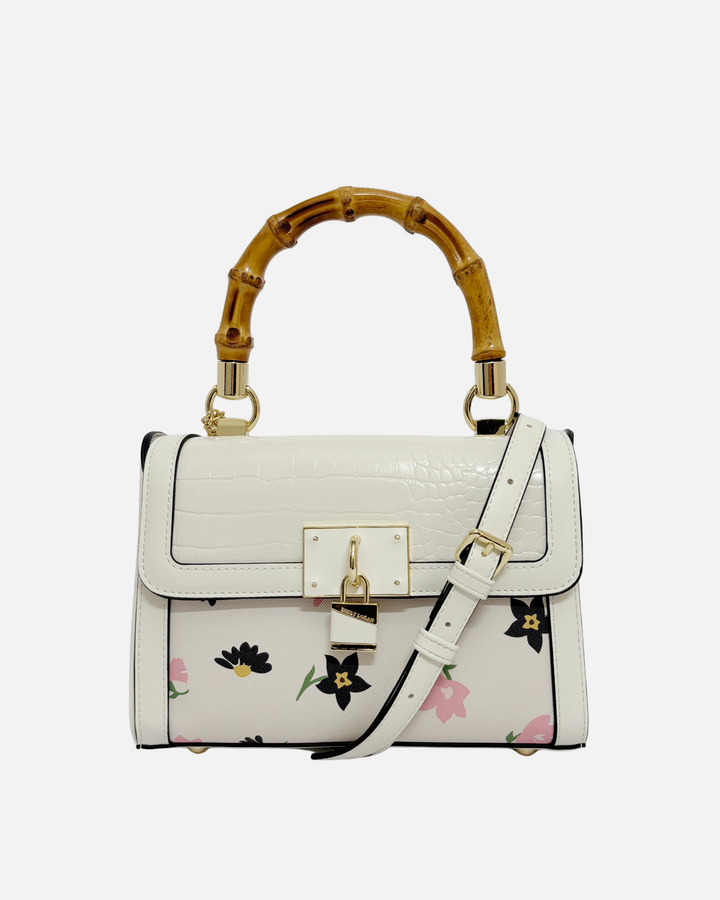 Luxe Camellia Crossbody Bag