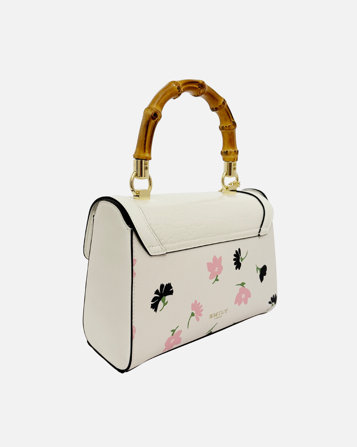 Luxe Camellia Crossbody Bag