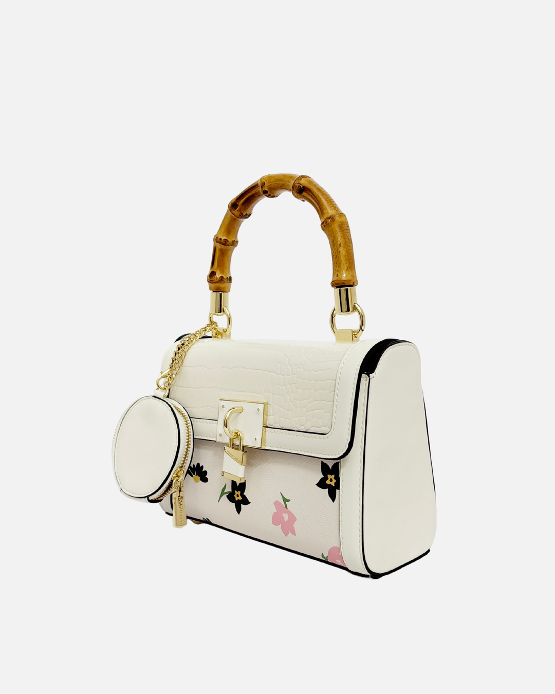 Luxe Camellia Crossbody Bag