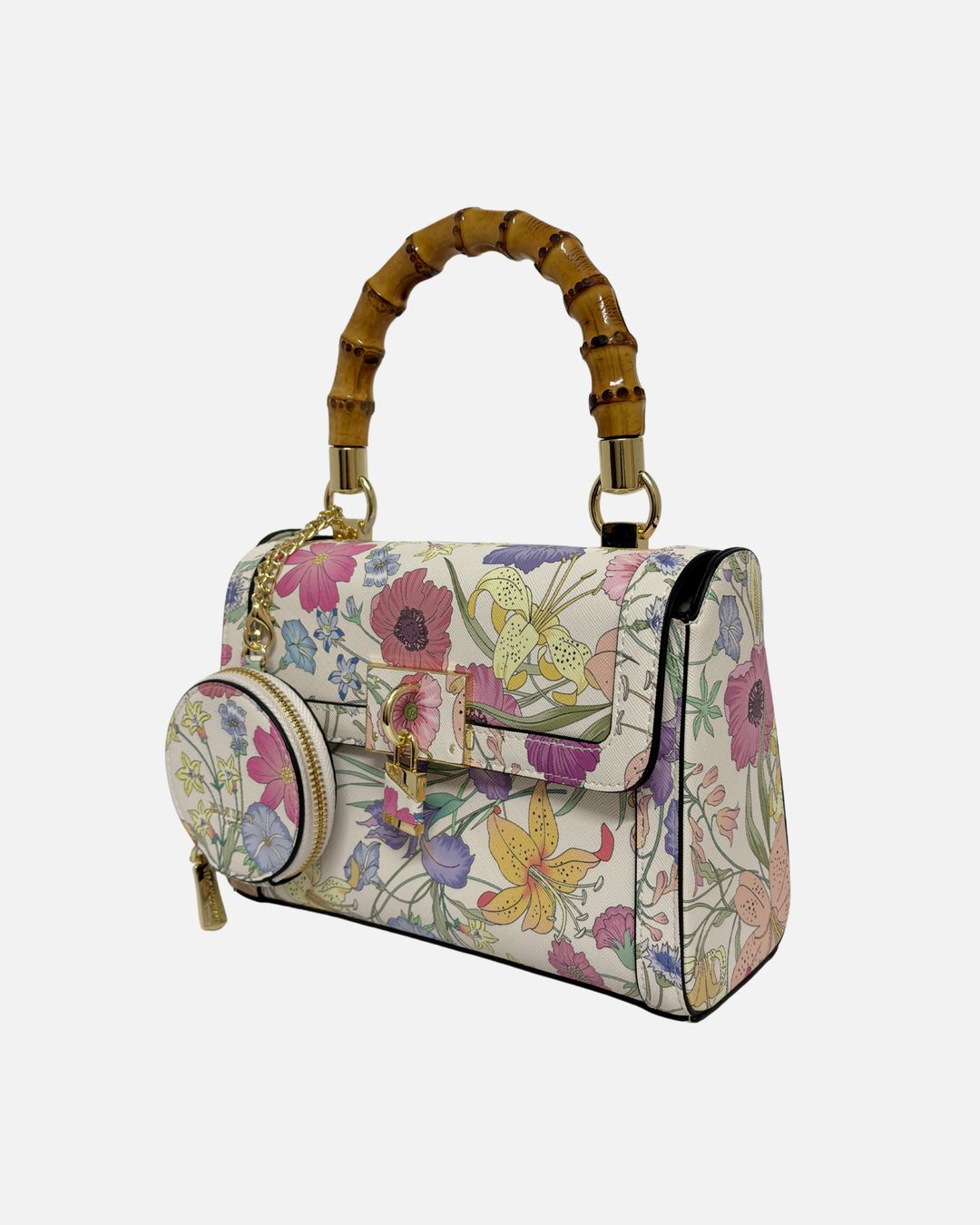 Luxe Camellia Crossbody Bag