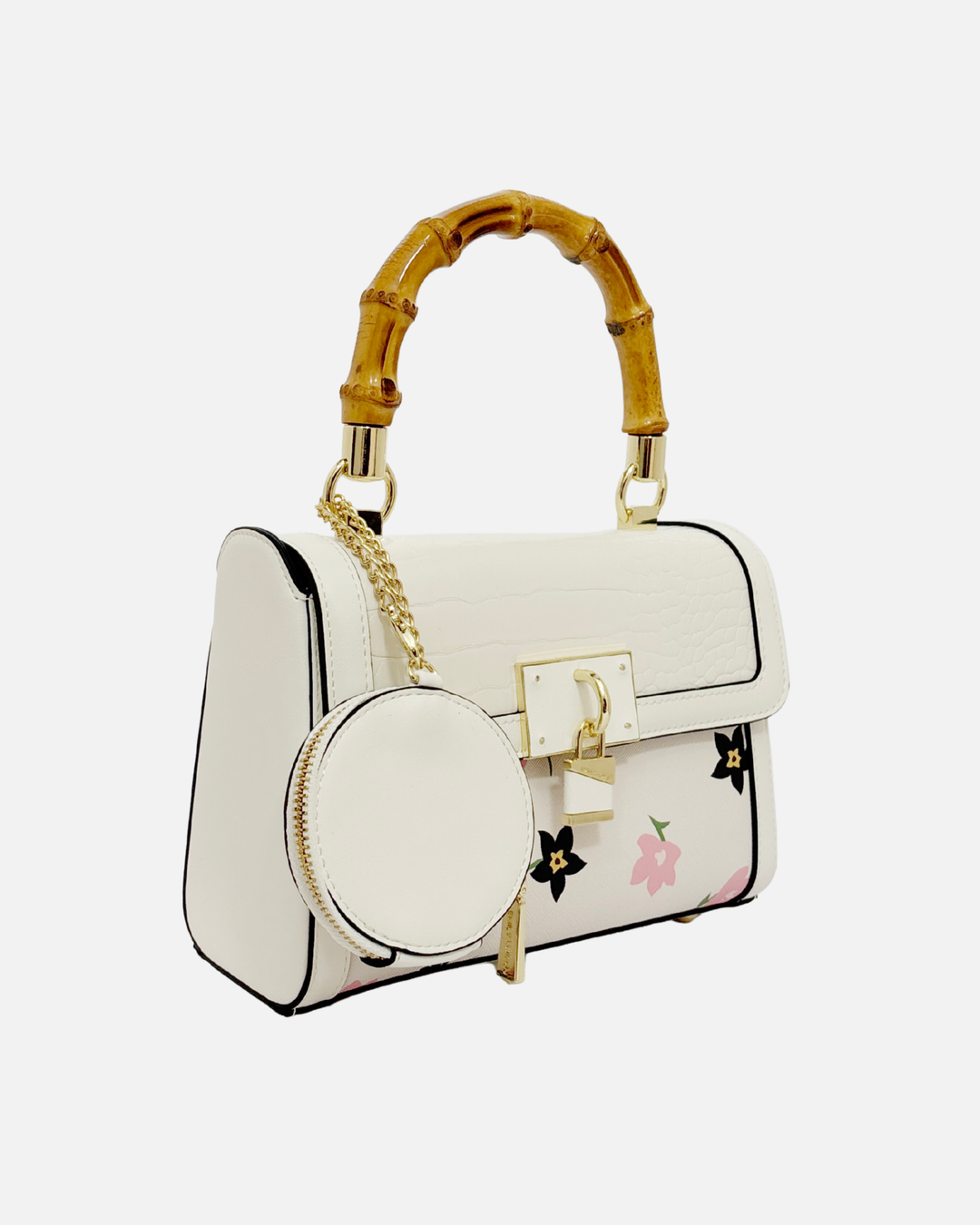 Luxe Camellia Crossbody Bag