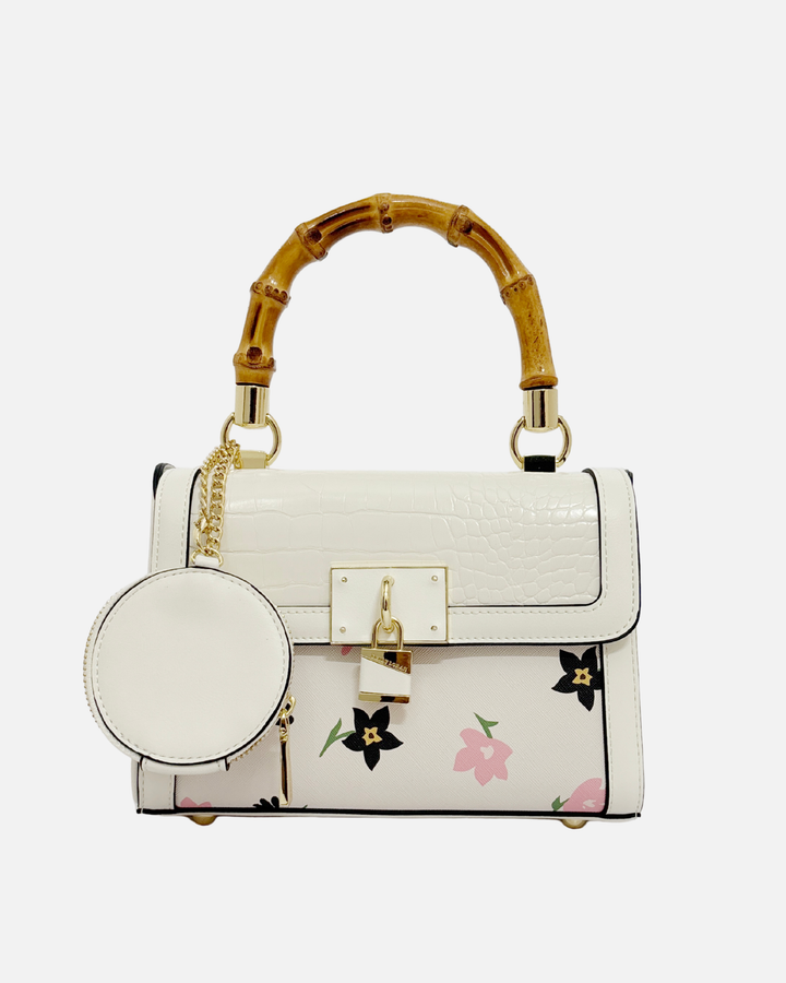 Luxe Camellia Crossbody Bag