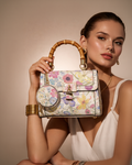 Luxe Camellia Crossbody Bag