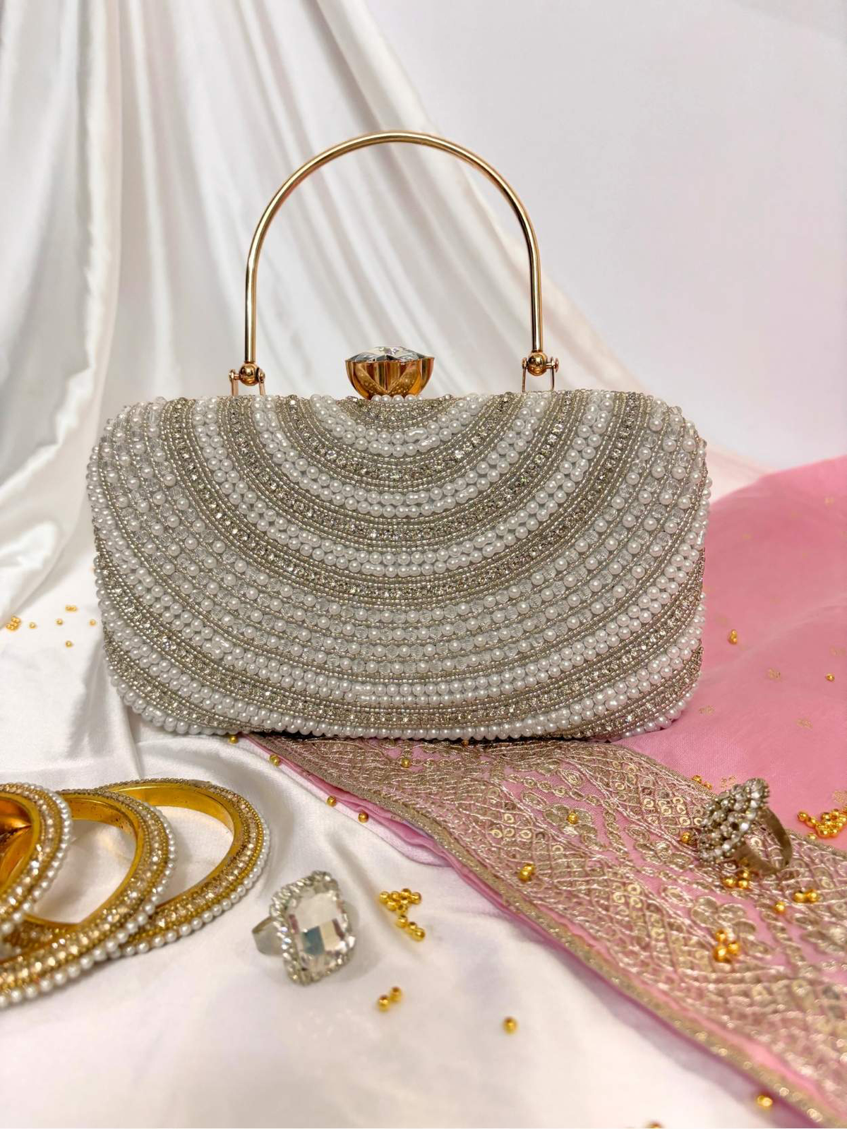 Aurora Pearl Clutch
