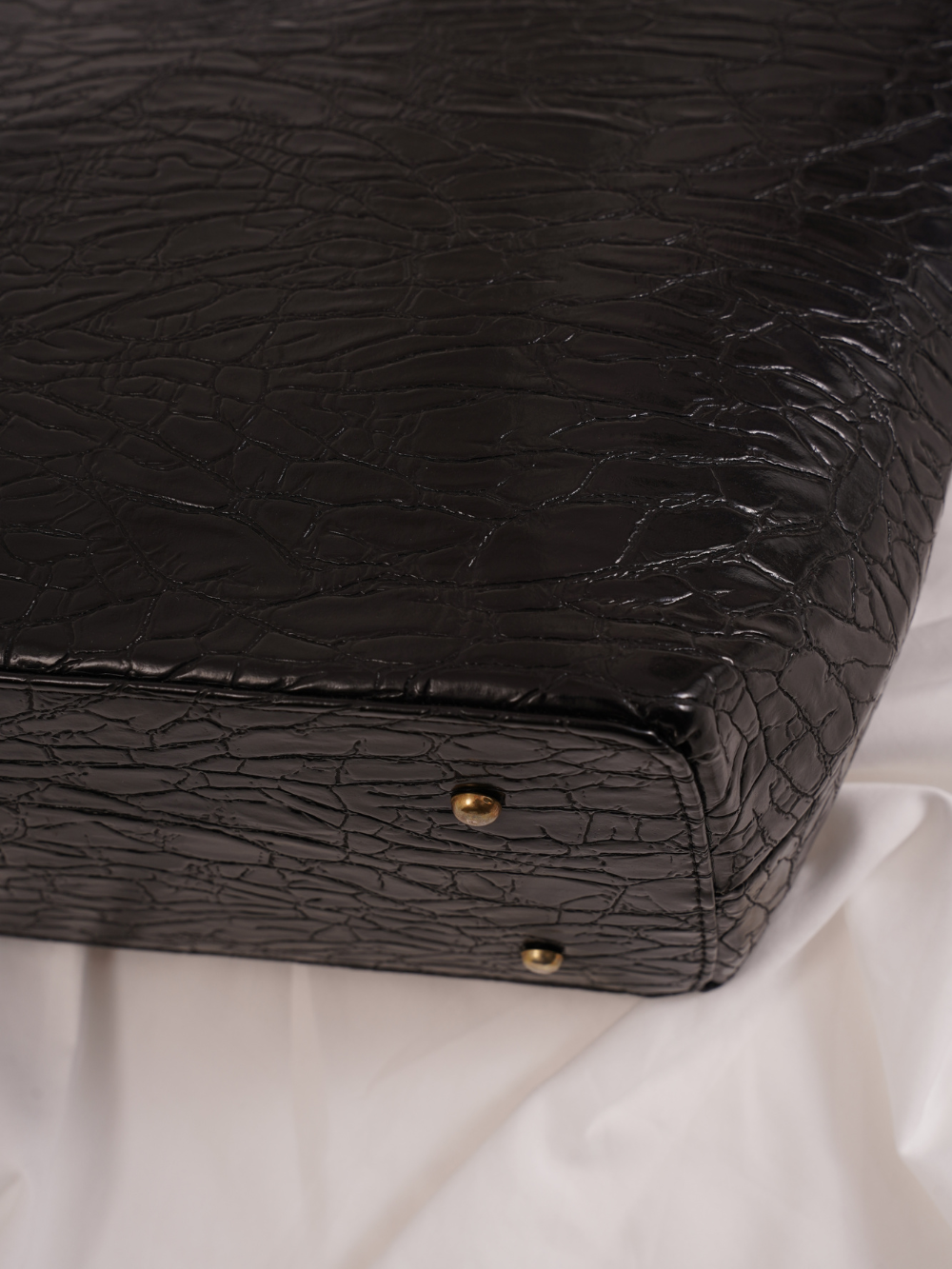 Black Classic Solid Tote Bag