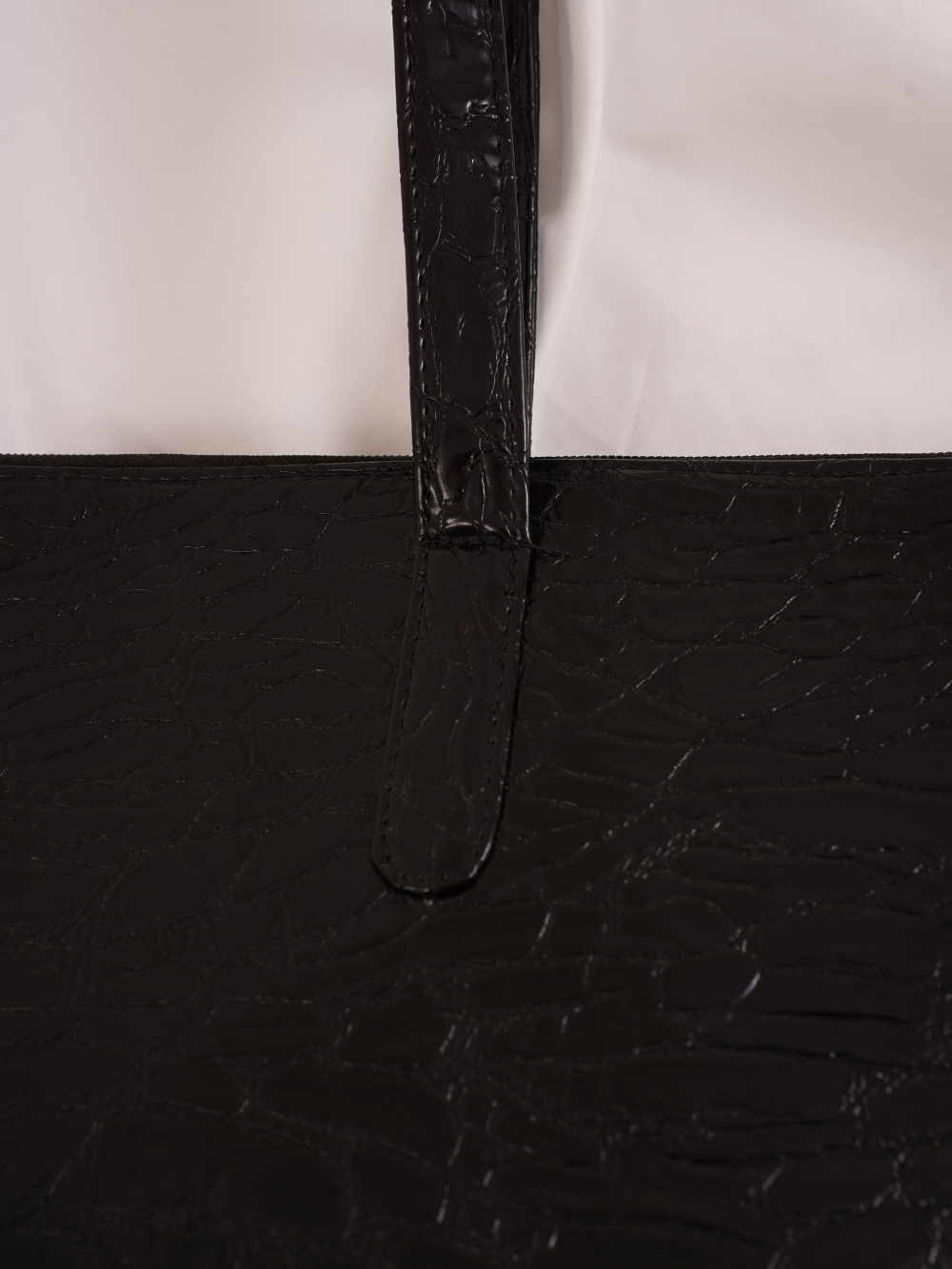Black Classic Solid Tote Bag
