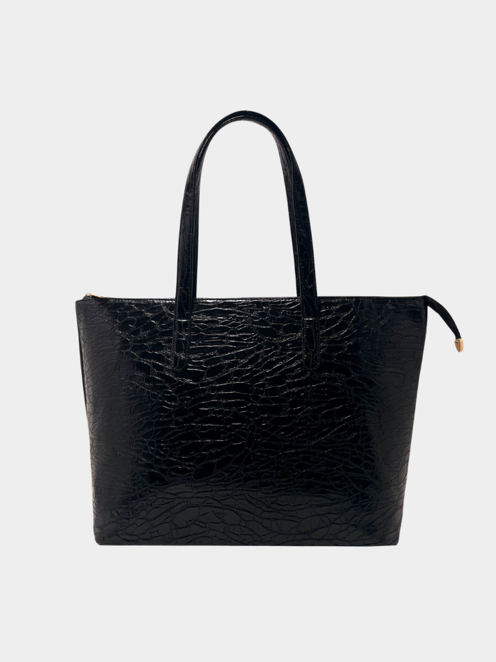 Black Classic Solid Tote Bag