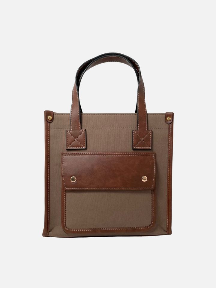 Minimalist Canvas Satchel