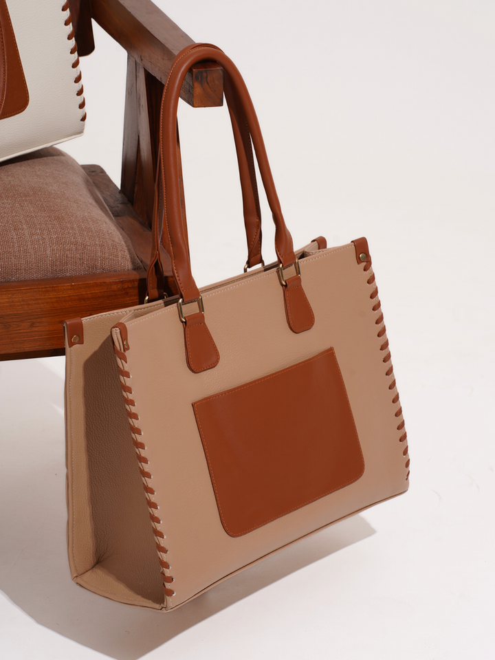 Two Tone Tote Bag